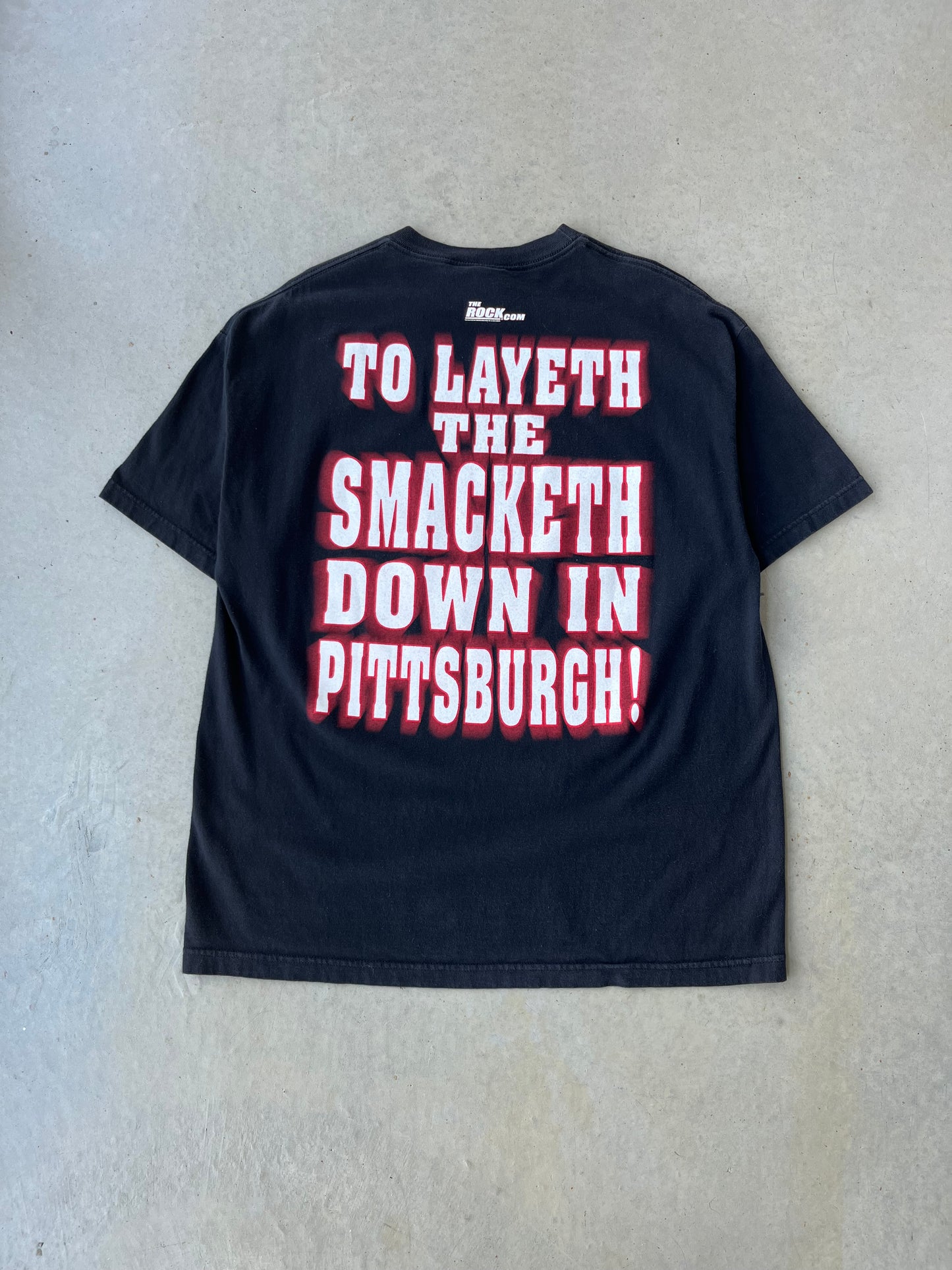 90's The Rock Wrestling T Shirt [XL]