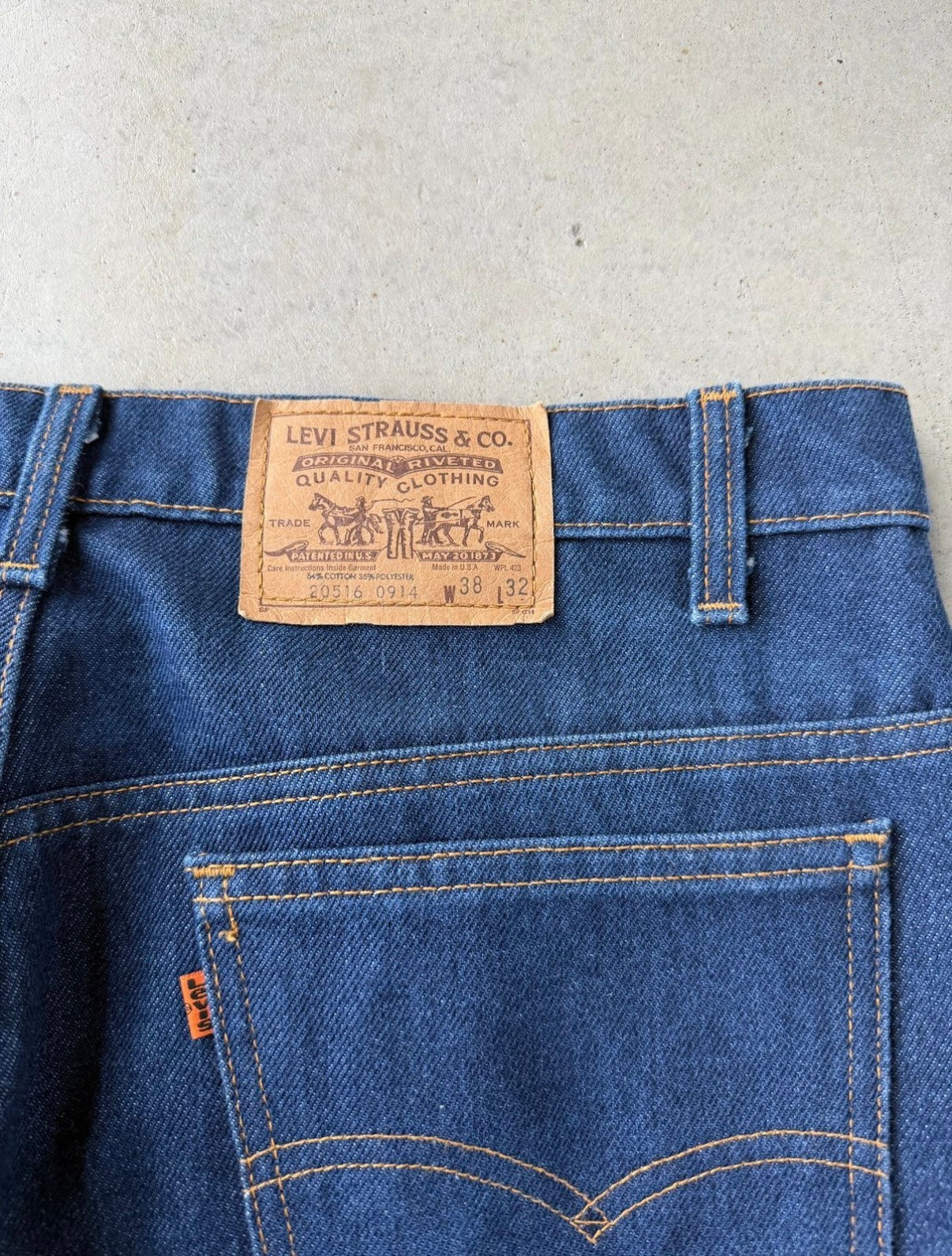 80’s Levi’s Orange Tab Denim Jeans [38x32]