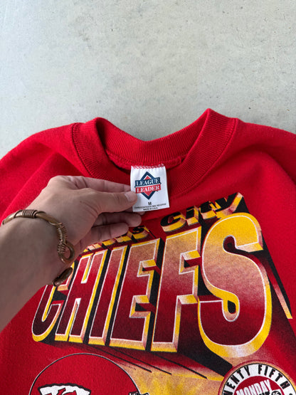 Vintage 90’s Kansas City Chiefs Football Crewneck [M]