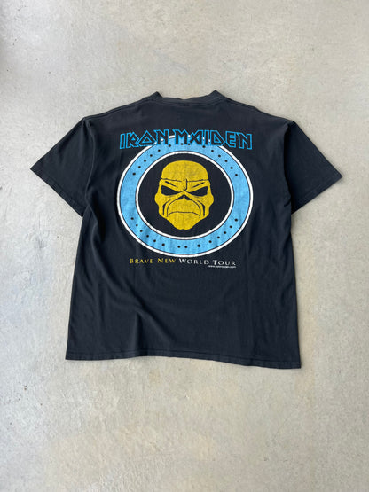 2000 Iron Maiden " Brave New World " Tour Band T Shirt [L]