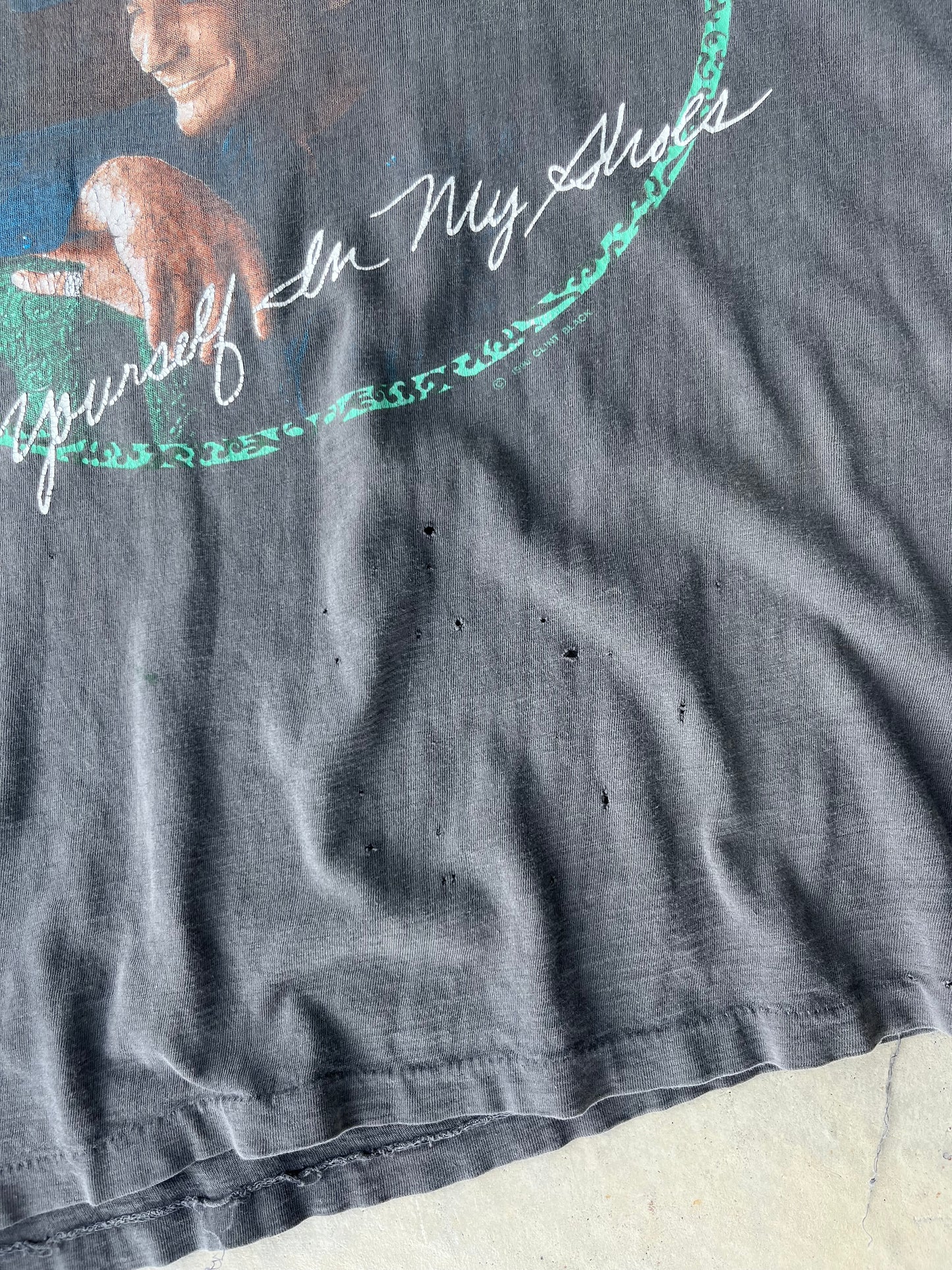 1990 Clint Black " Put Yourself In My Shoes " Band T Shirt [L]