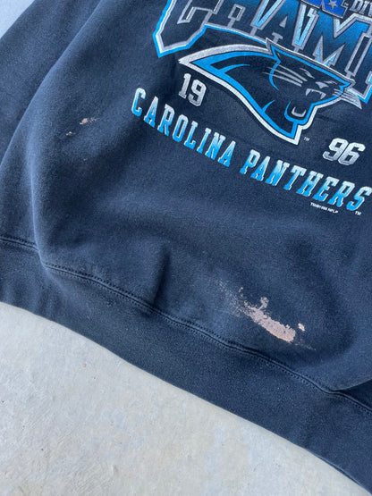 1996 Carolina Panthers Division Champs Crewneck [L]