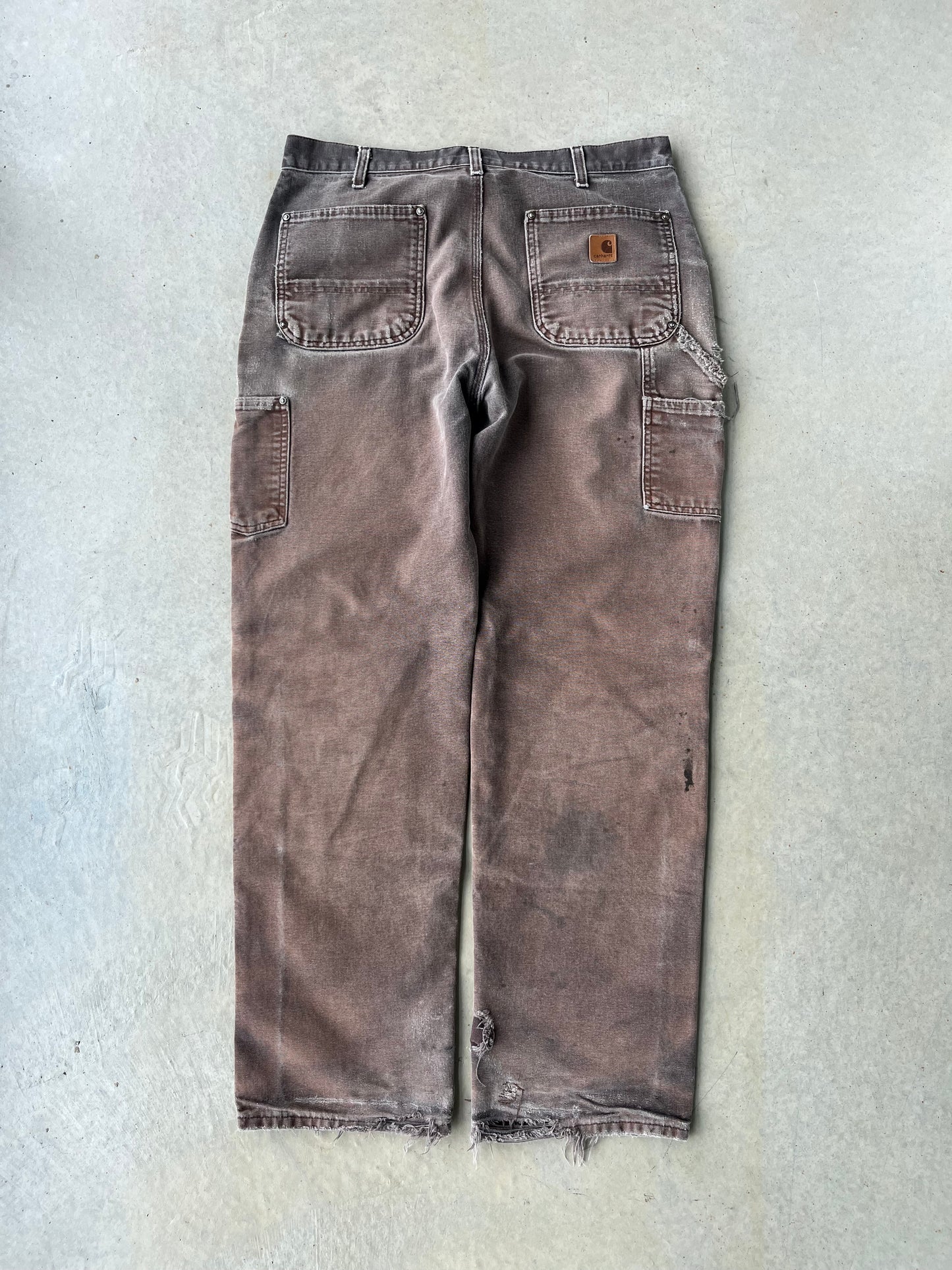 90’s Carhartt Brown Double Knee Pants [35x33]