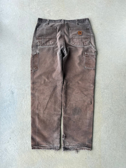 90’s Carhartt Brown Double Knee Pants [35x33]