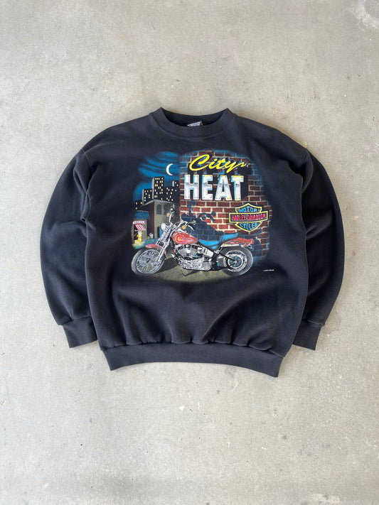 90’s Harley Davidson “ City Heat “ Crewneck [M]