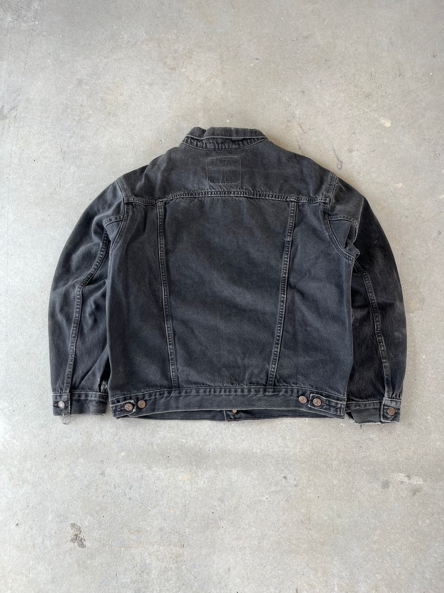 00’s Levi’s Black Denim Jean Jacket [L]