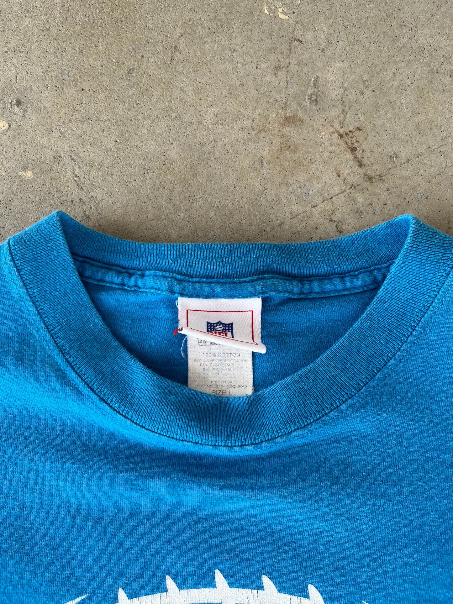 00’s Carolina Panthers Spellout T-Shirt [L]