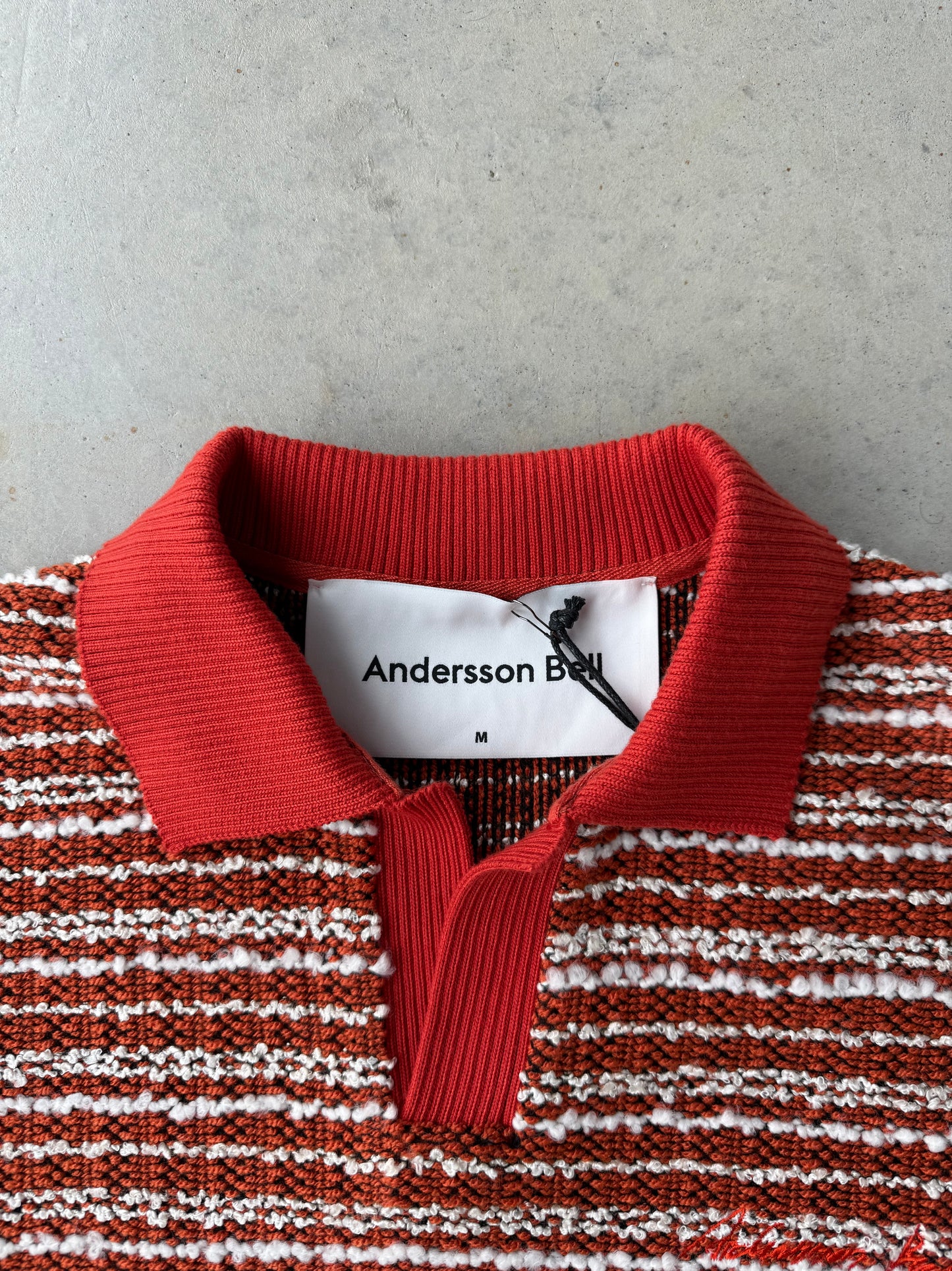 Andersson Bell Knitted Polo Shirt [M]