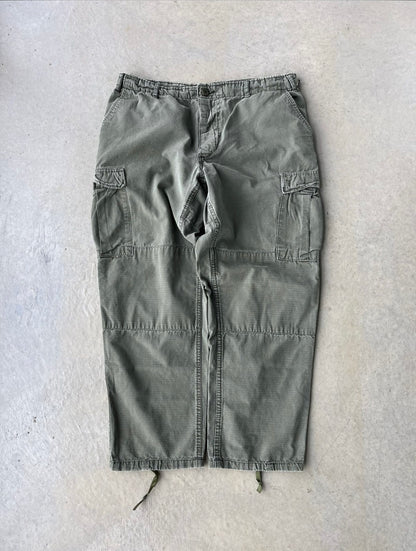 90’s Army Green Multi Pocket Military Pants [34x28]