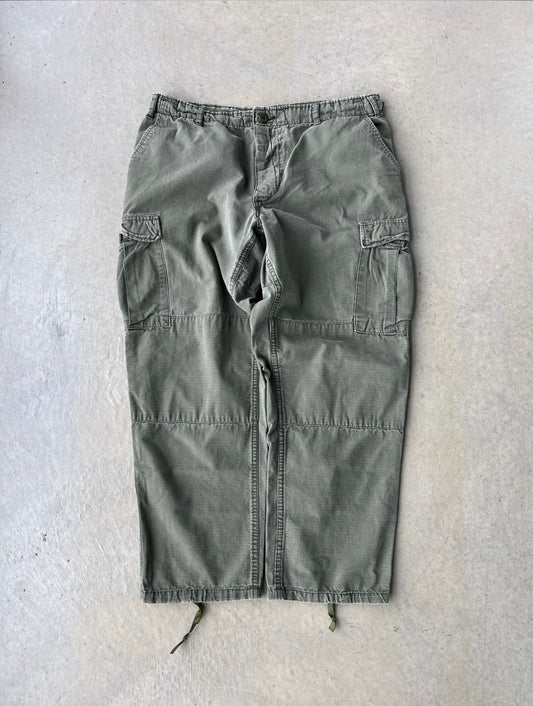 90’s Army Green Multi Pocket Military Pants [34x28]
