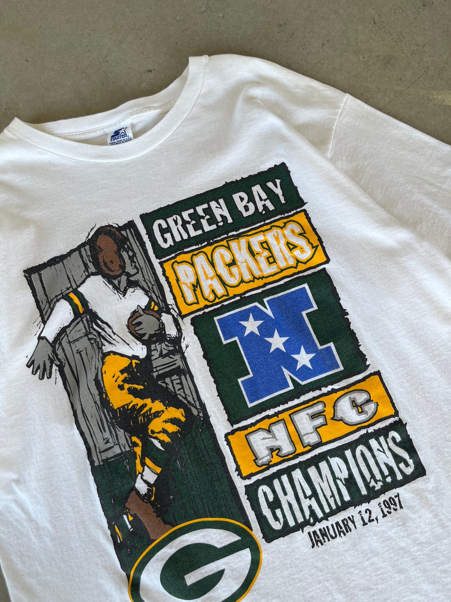 90’s Green Bay Packers NFC Champions T-Shirt [XL]