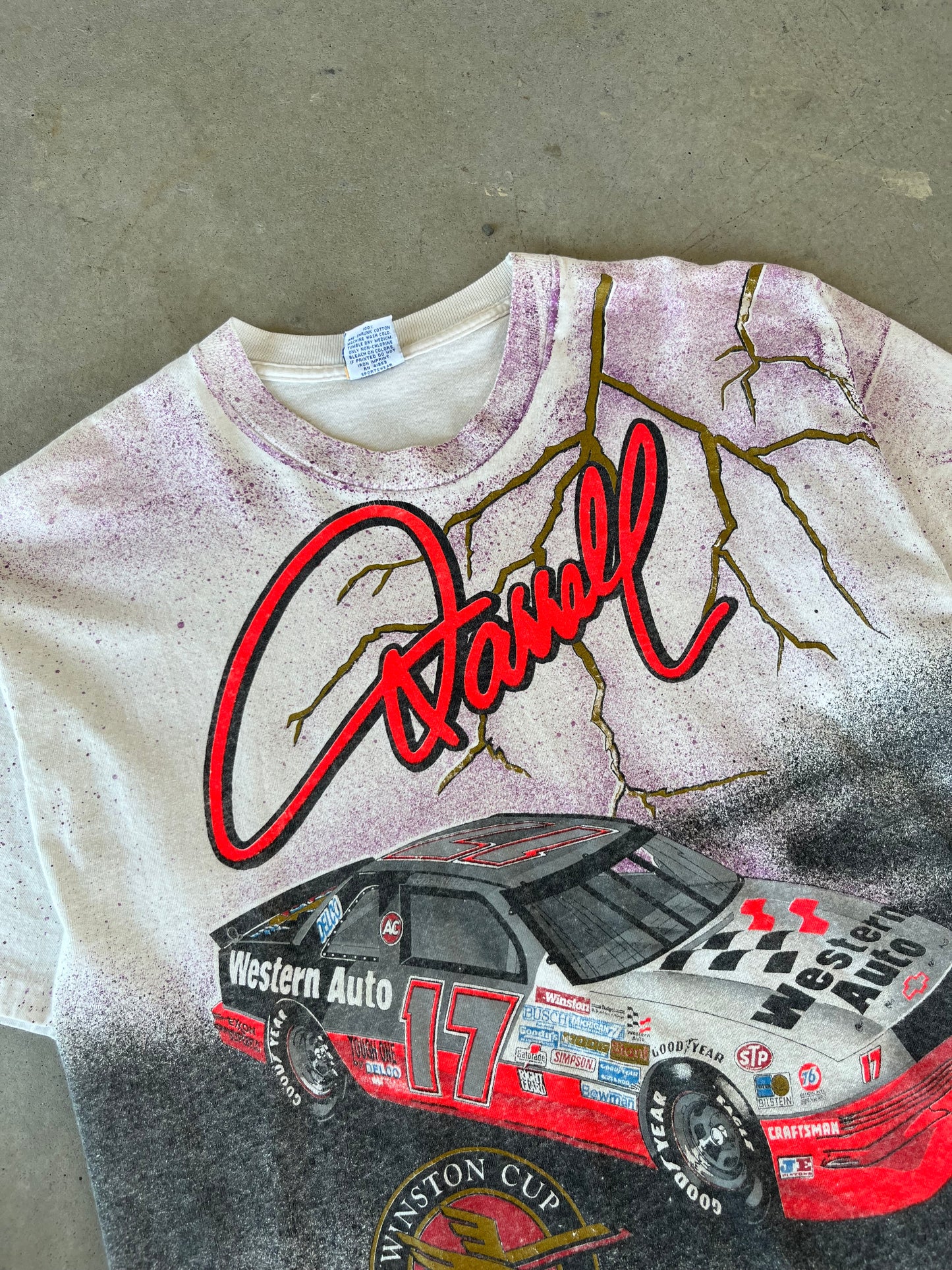 90’s Rolling Thunder Nascar Aop T-Shirt [L]