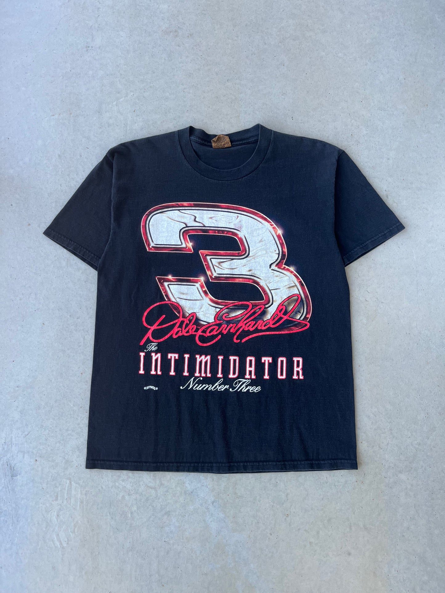 90s Dale Sr. Nutmeg Nascar T-Shirt [L]