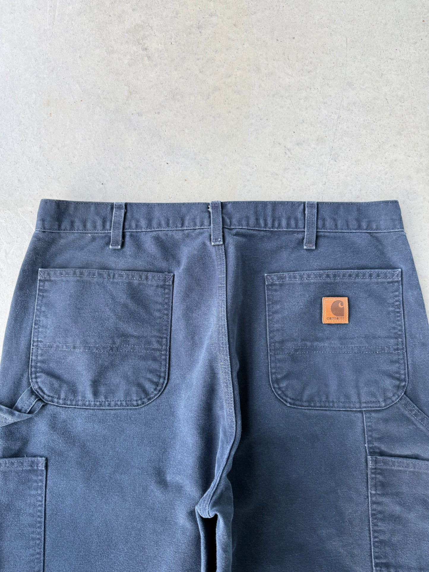 00’s Carhartt Navy Blue Work Pants [36x31]