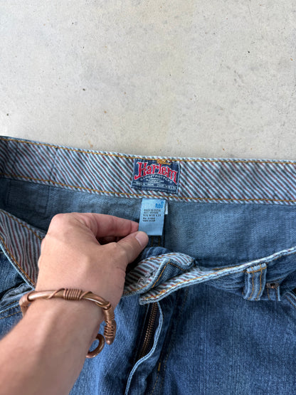 Vintage 00’s Fubu Harlem Globetrotter Patch Denim Jeans