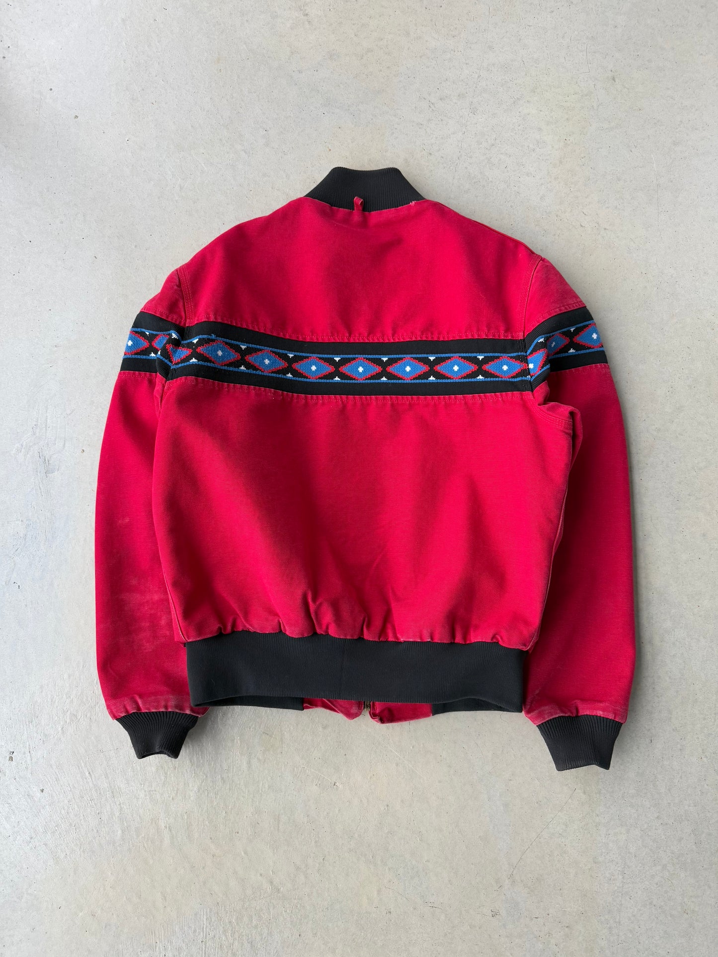 90’s Carhartt Aztec Santa Fe Red Jacket [L]