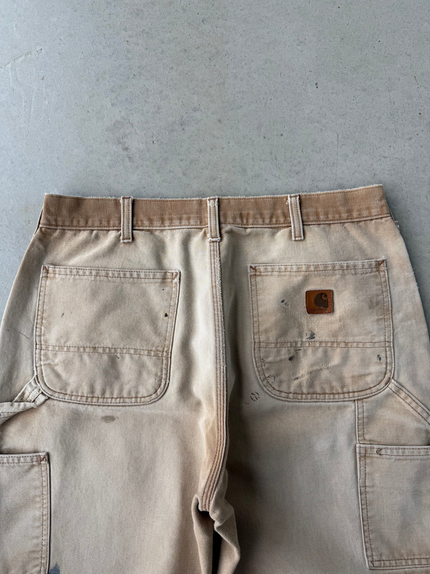 90’s Carhartt Faded Tan Work Pants [34x31]