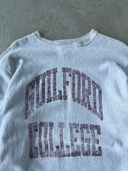 90's Guilford College Champion Reverse Weave Crewneck [XL]