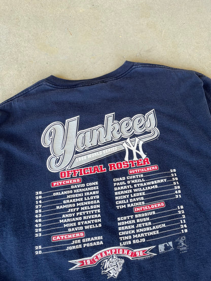 1998 New York Yankees World Series T-Shirt [XL]