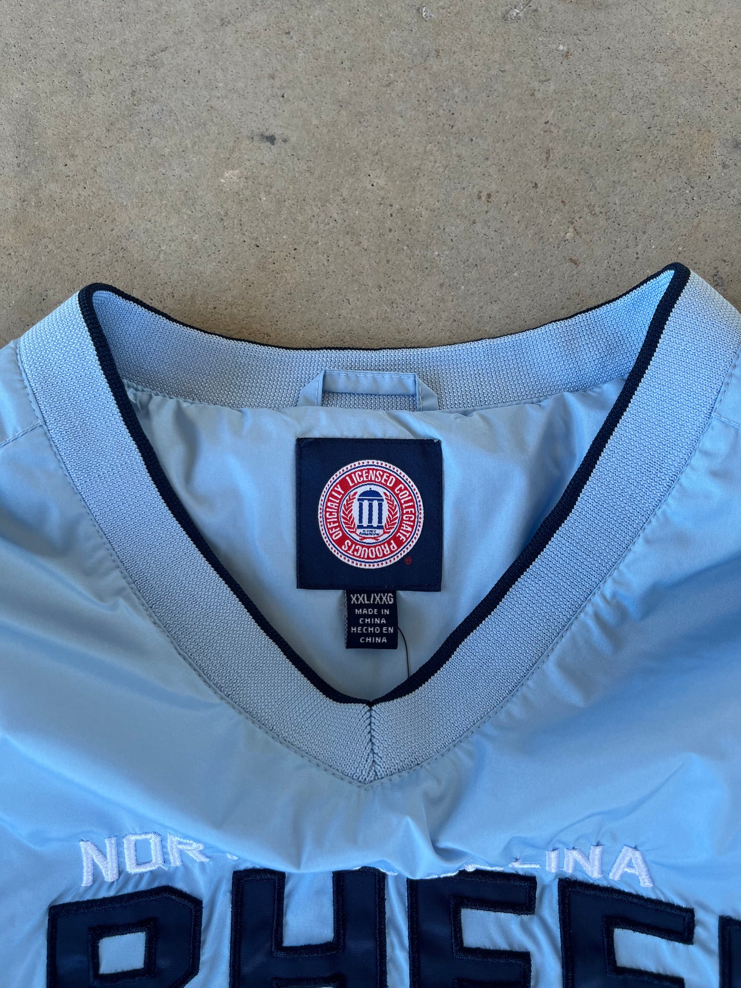 00’s UNC Tarheels Pullover Windbreaker Jacket [XXL]