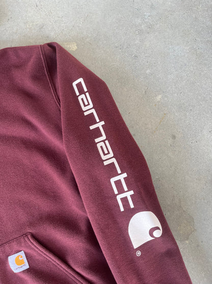 00’s Carhartt Maroon Hoodie [L]