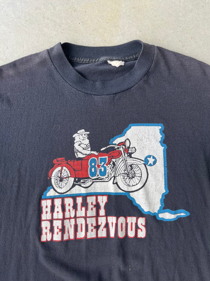 83' Harley Rendevous Biker T Shirt [M]