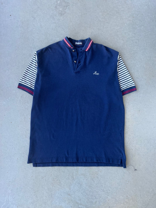 90s Automotive Polo Shirt [L]