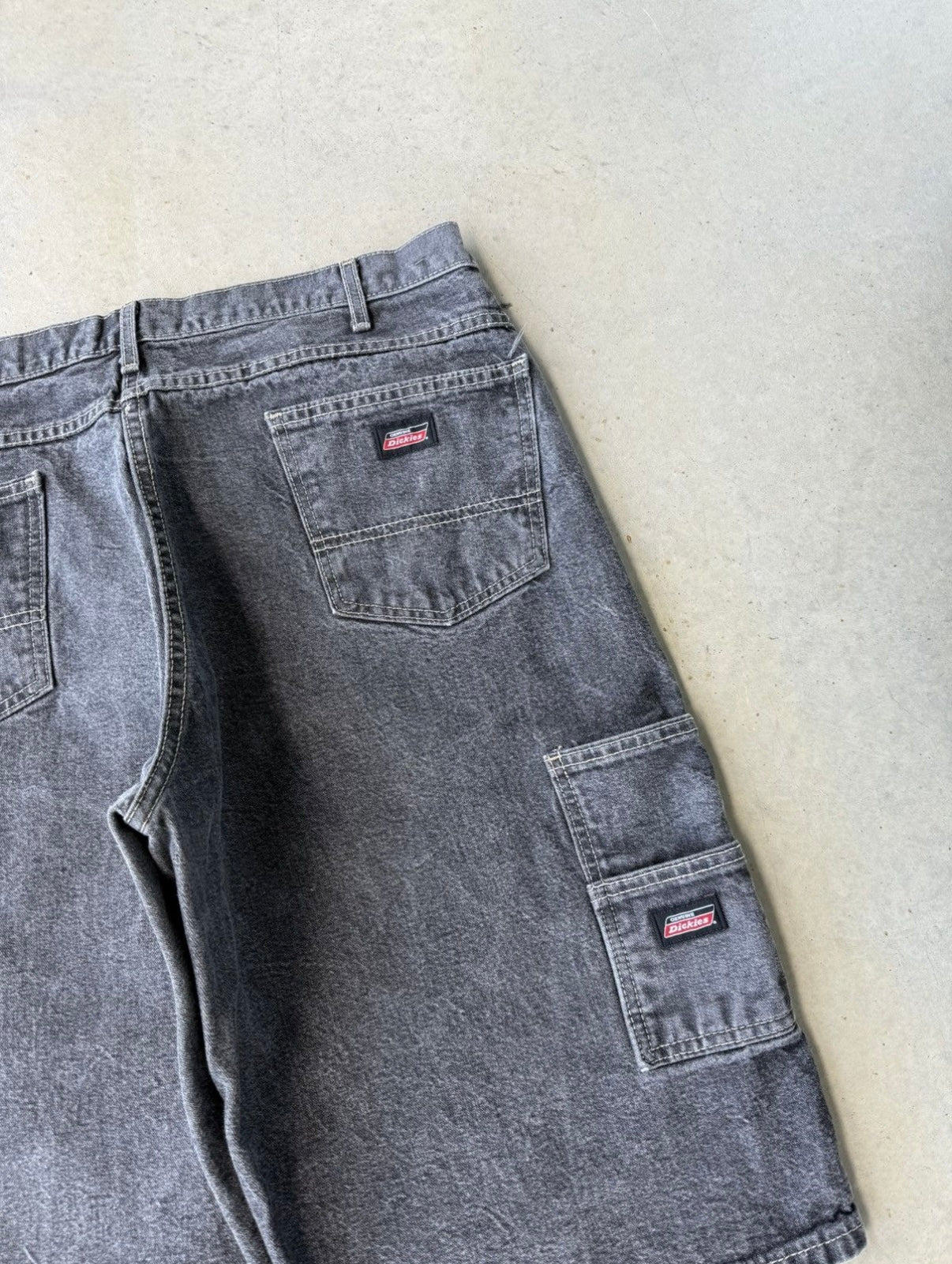 Vintage Dickies Black Denim Shorts [38]