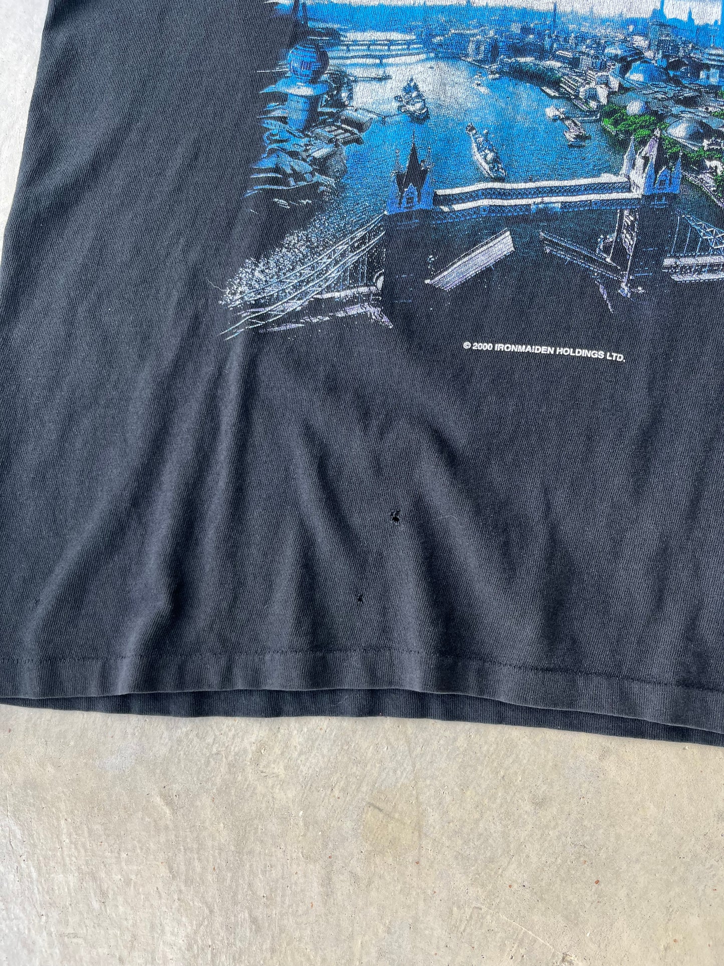 2000 Iron Maiden " Brave New World " Tour Band T Shirt [L]