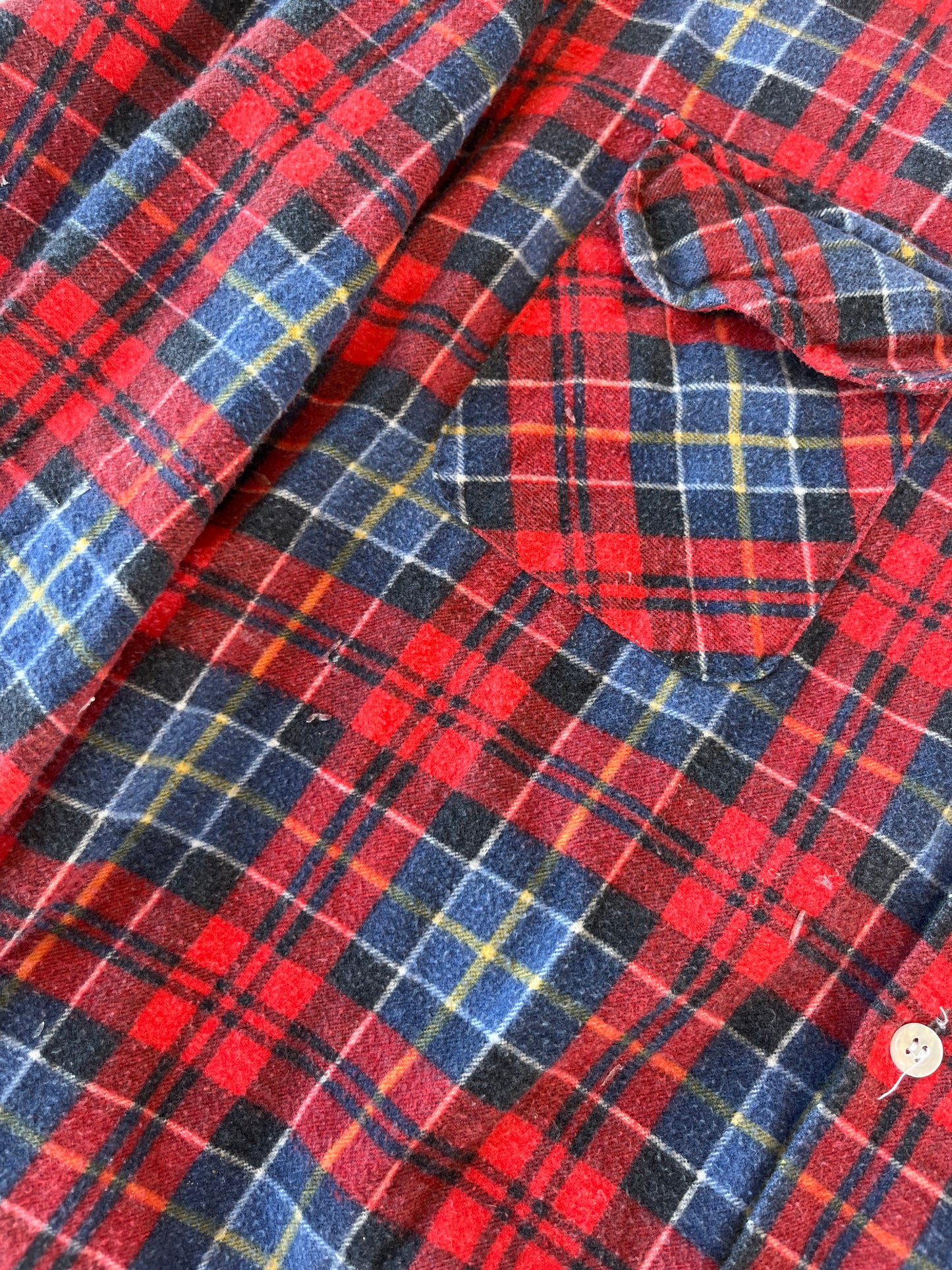 1980’s Cotton Plaid Flannel