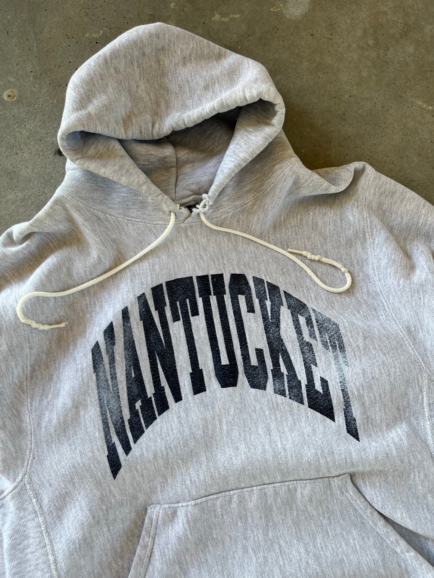 90’s Nantucket Reverse Weave Style Hoodie [M]