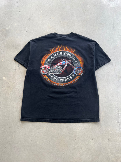 Y2K Orange County Choppers Biker T-Shirt [XL]