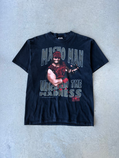 '98 Randy Savage "Macho Man" WWE Wrestling T-Shirt [L]