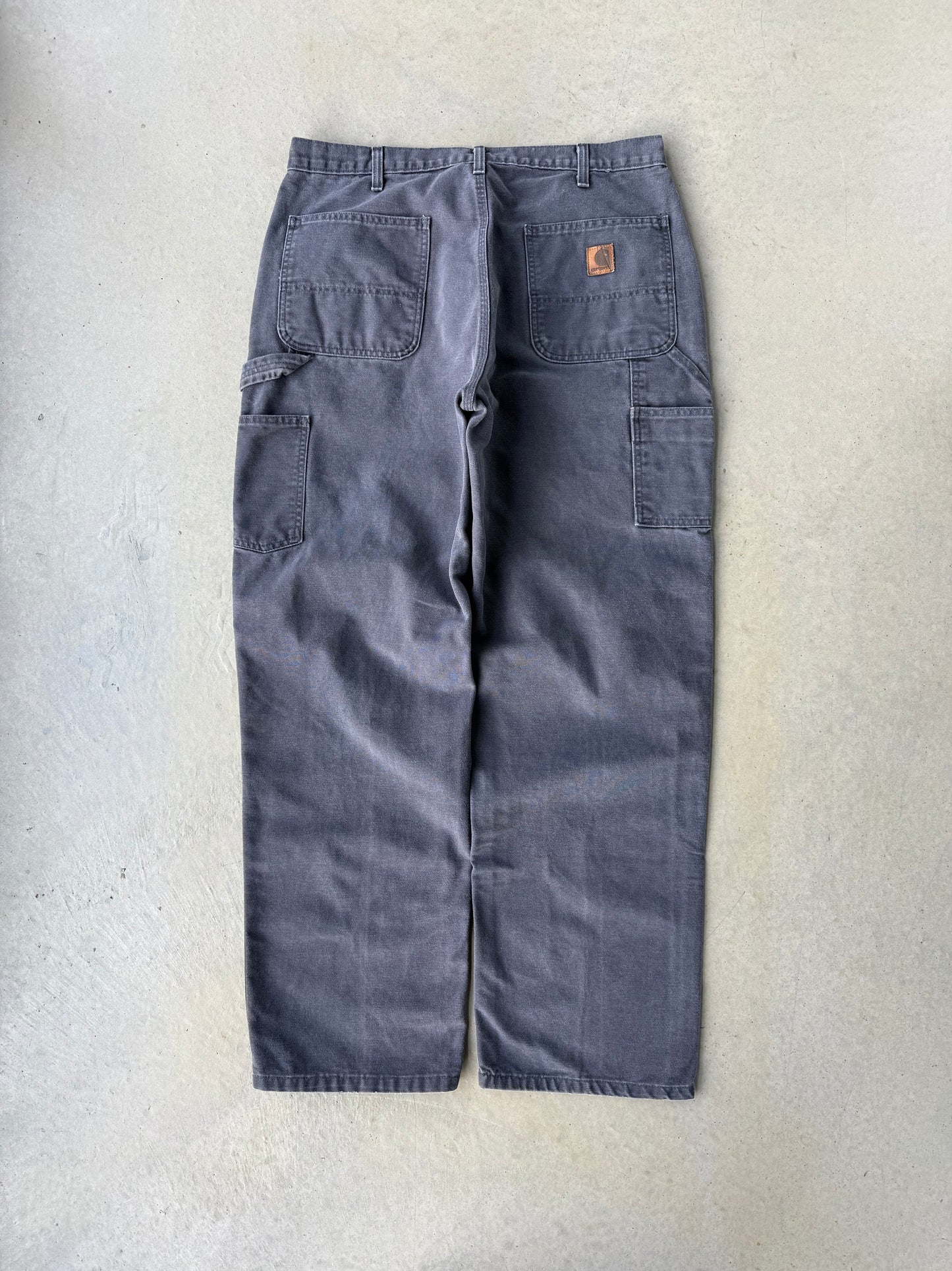 90’s Carhartt Faded Navy Work Pants [35x32]