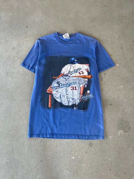 90’s LA Dodgers MLB Nutmeg T-Shirt [M]