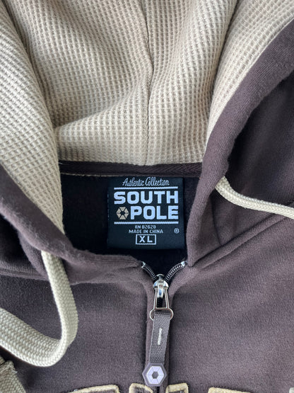 Y2K Brown Southpole Hoodie [XL]