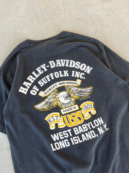 80’s Harley Davidson “The Eagle has Landed” T-Shirt [M]