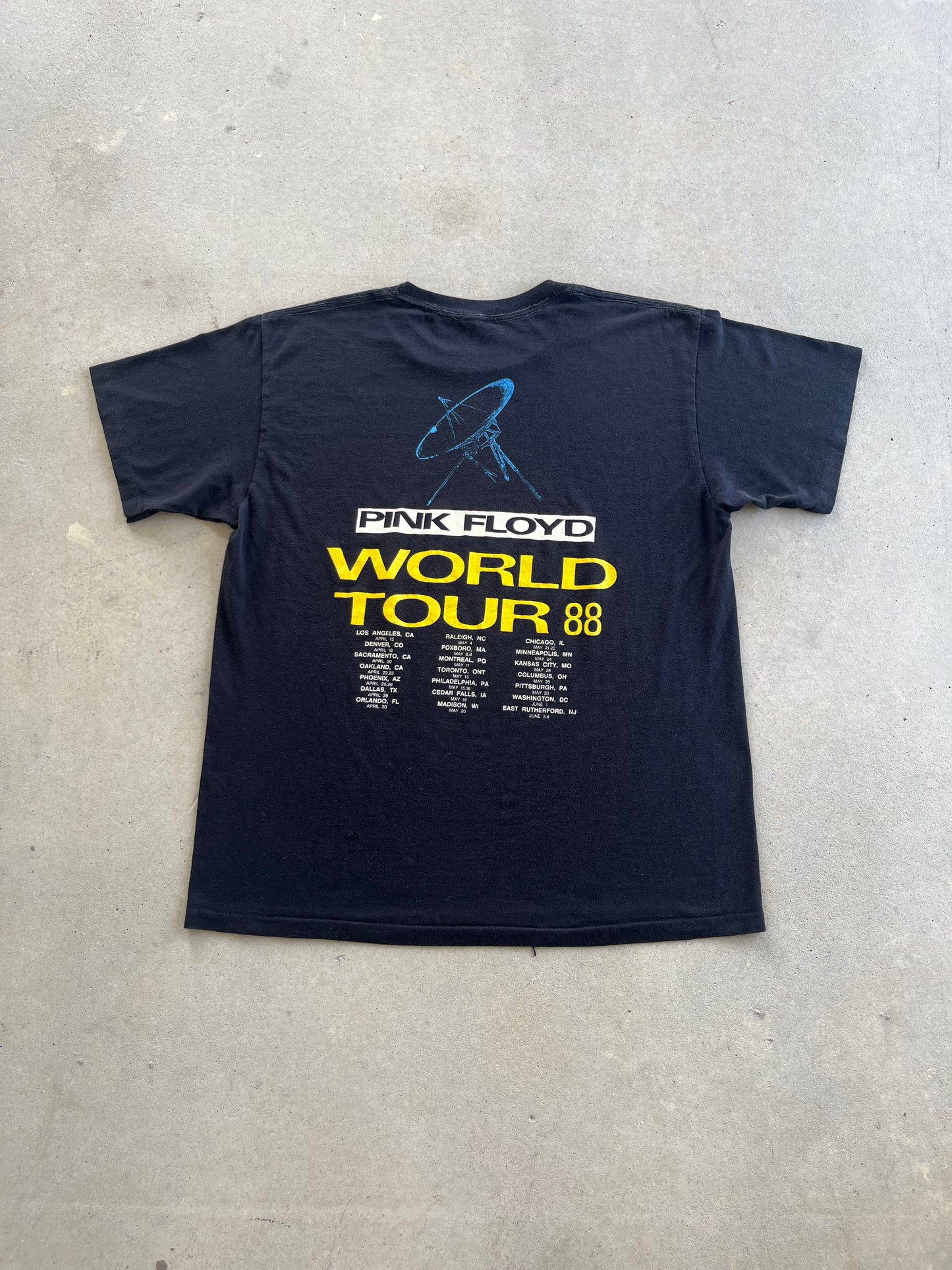 1988 Pink Floyd World Tour T-Shirt [L]