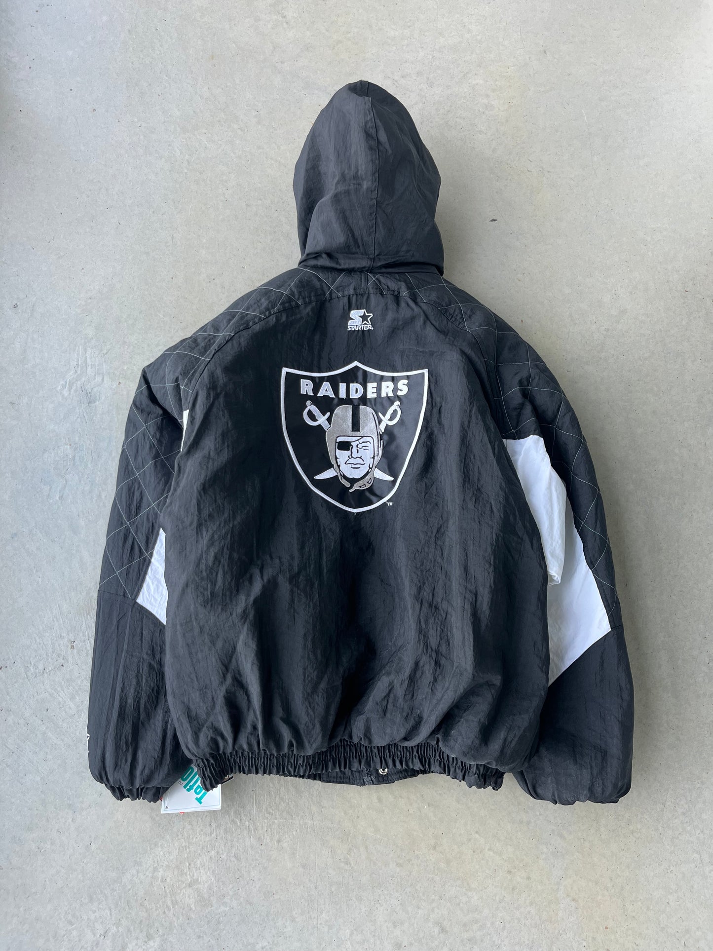 90's Oakland Raiders Starter Jacket [XL]