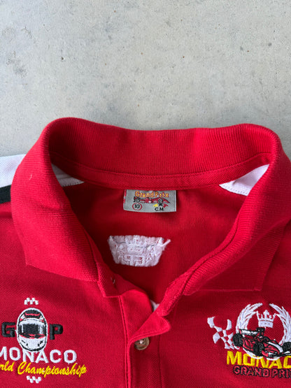 Vintage F1 Racing Mónaco Grand Prix Polo Shirt [S]