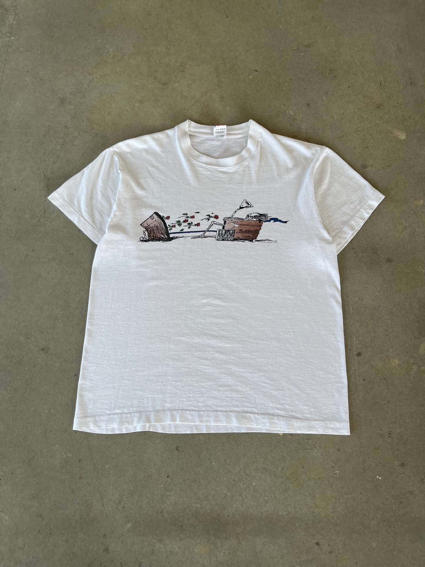 90’s Grateful Dead Maxell Speakers “ Is it Live or is it Dead “ T-Shirt [L]
