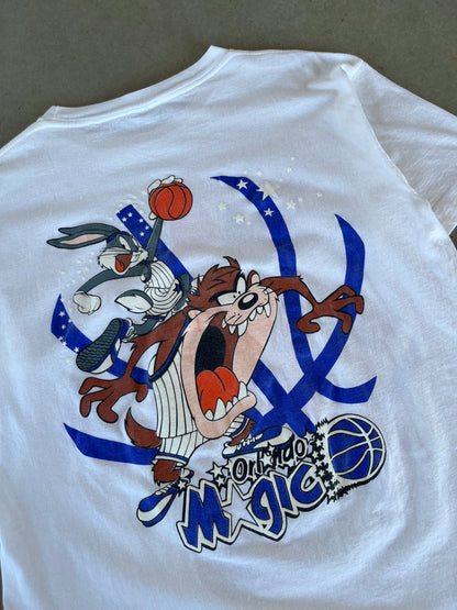 90’s Orlando Magic Looney Tunes Basketball T-Shirt [XL]