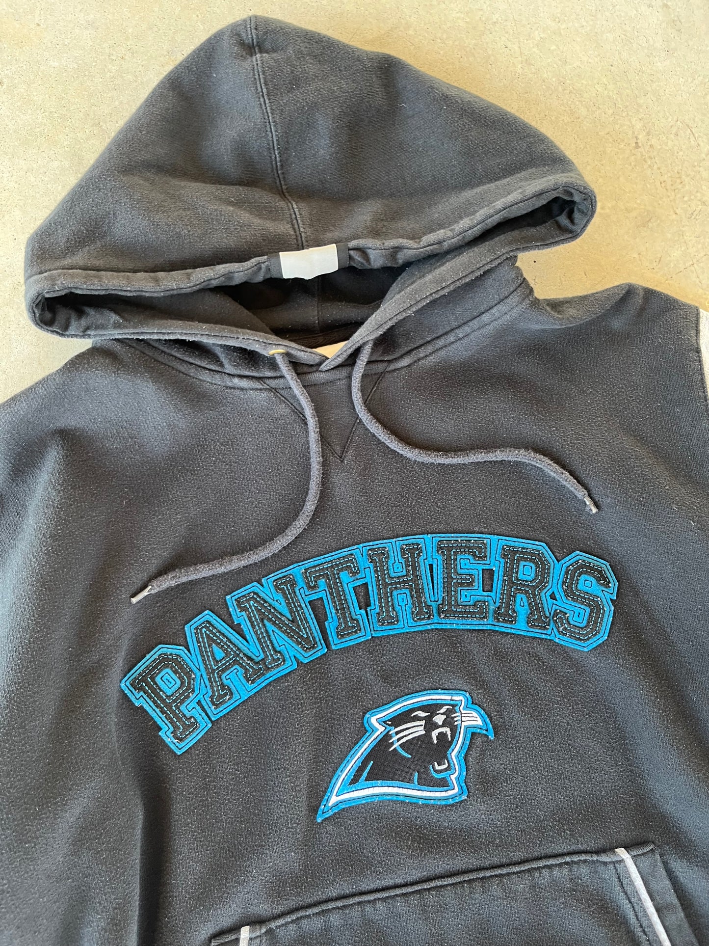 00’s Carolina Panthers Embroidered Hoodie [L]