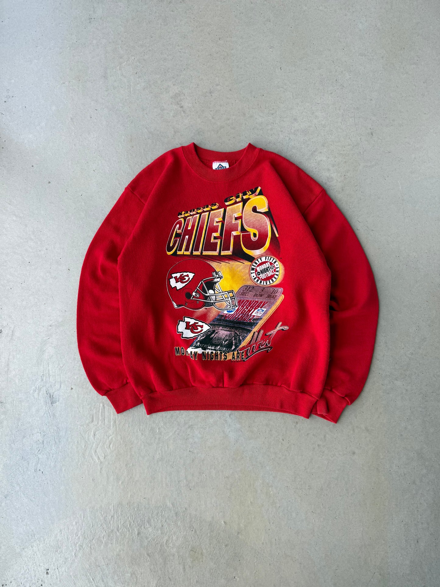 Vintage 90’s Kansas City Chiefs Football Crewneck [M]
