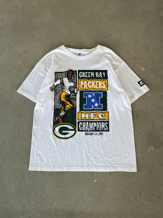 90’s Green Bay Packers NFC Champions T-Shirt [XL]