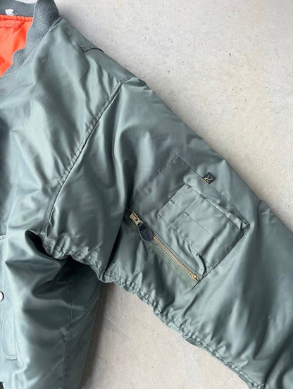 00s Reversible Military Bomber Jacket [XL]
