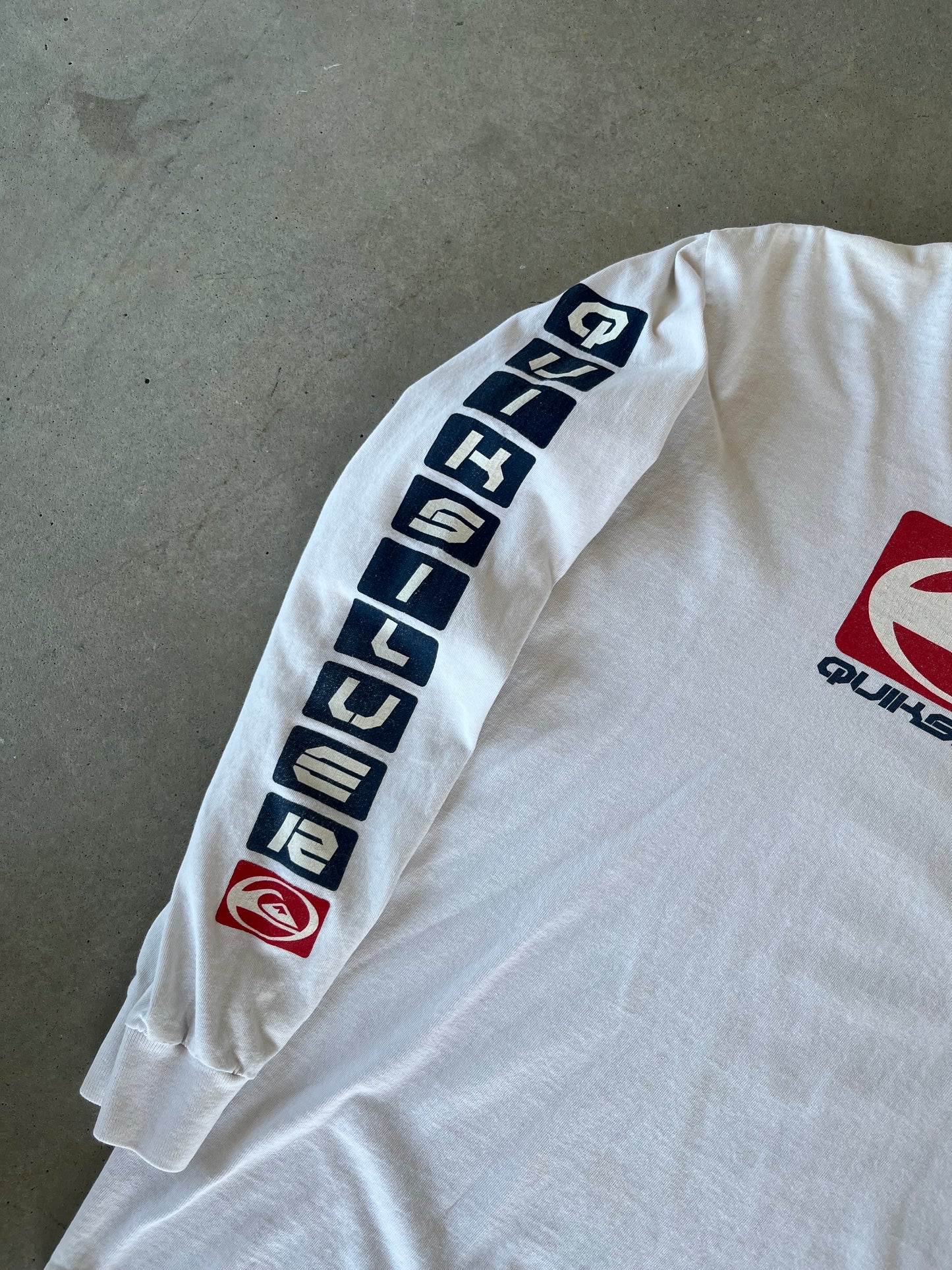 Y2K Quicksilver Surfing Long Sleeve Shirt [M]