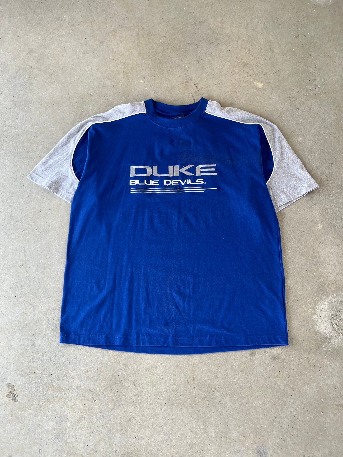 00’s Duke Blue Devils Embroidered T-Shirt [XL]