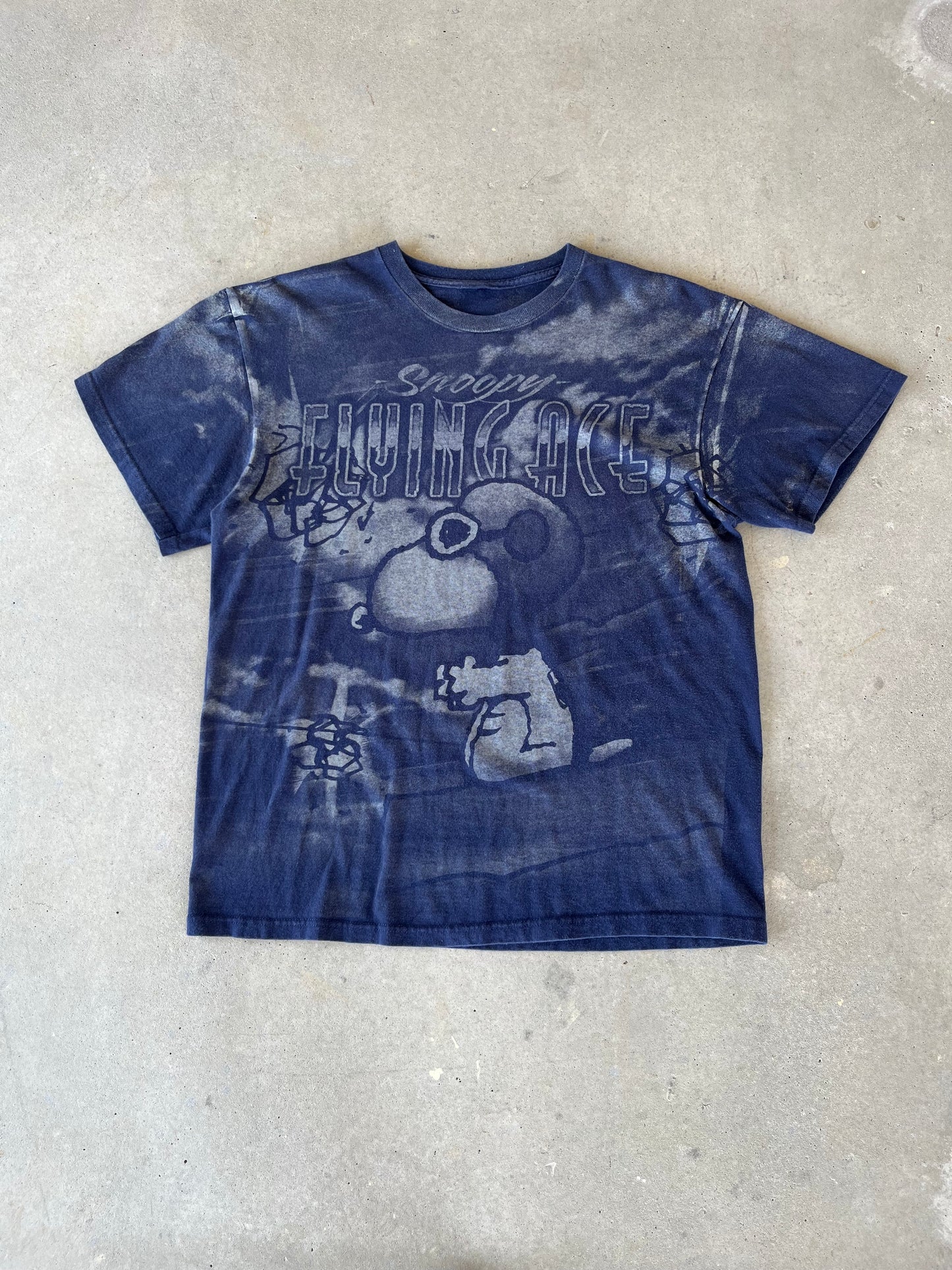 00’s Flying Ace Snoopy All Over Print T-Shirt [M]