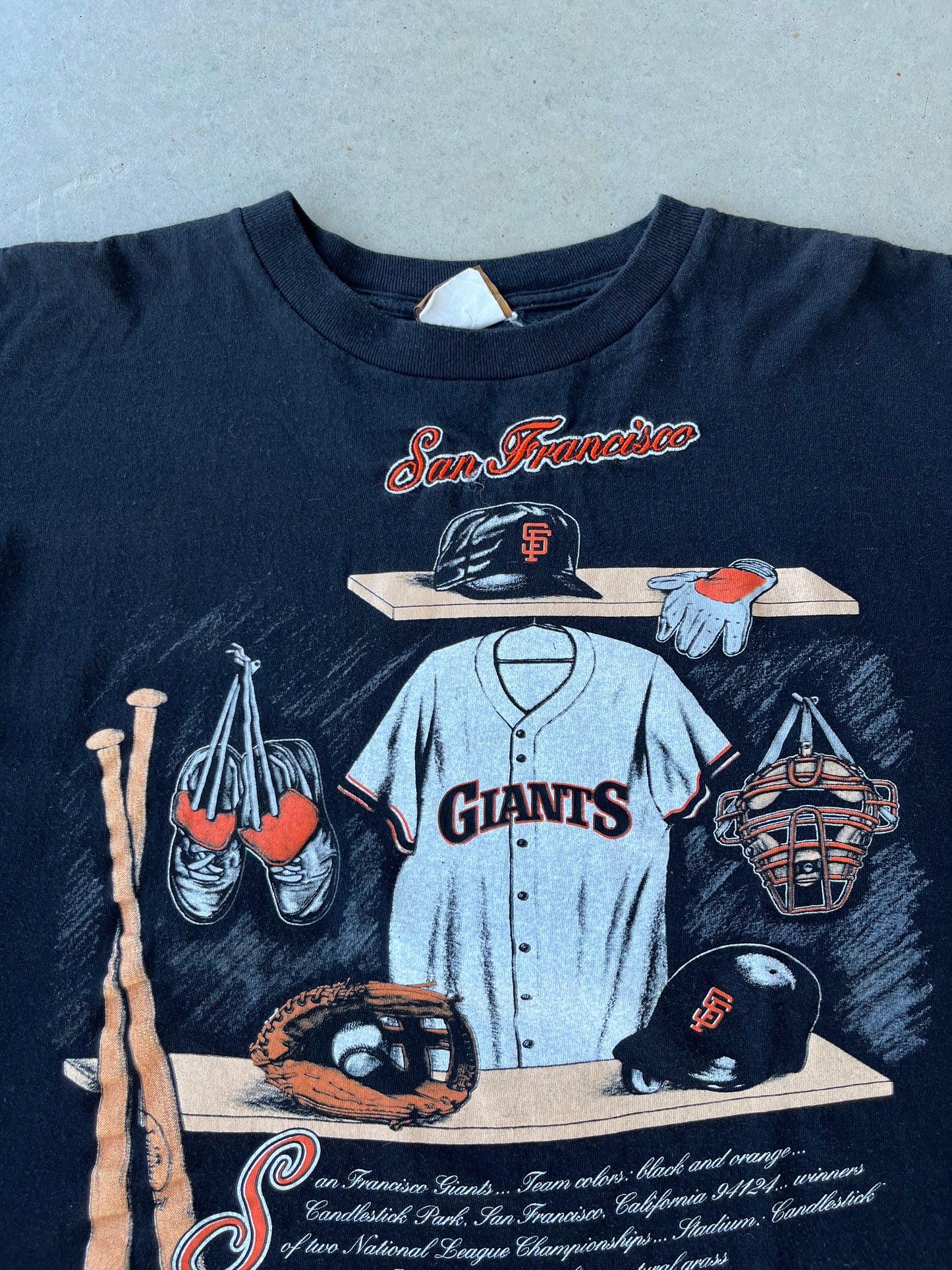 90s San Francisco Giants MLB Nutmeg T-Shirt [L]